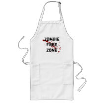 Zombie Free Zone Aprons