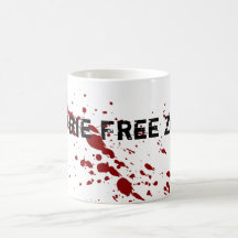 Zombie Free Zone Mug