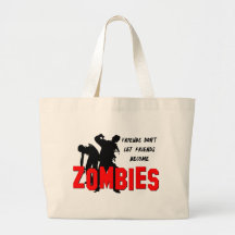 Zombie Friends Canvas Bags