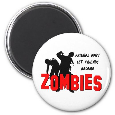 Zombie Friends Magnets