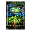Zombie Frogs Poster posters