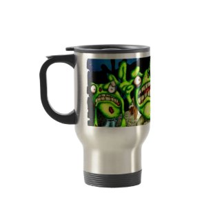 Zombie Frogs Travel Mug mug