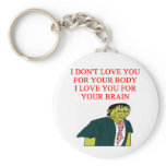 ZOMBIE geek nerd Key Chains