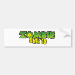 Zombie Ghetto - The Zombie Ghetto Logo Bumper Stickers