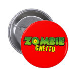 Zombie Ghetto - The Zombie Ghetto Logo Pinback Buttons