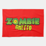 Zombie Ghetto - The Zombie Ghetto Logo Kitchen Towels