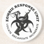 Zombie Gift Response Team Gifts Customize Drink Coaster