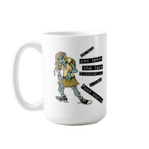 Zombie Girl coffee mug mugs