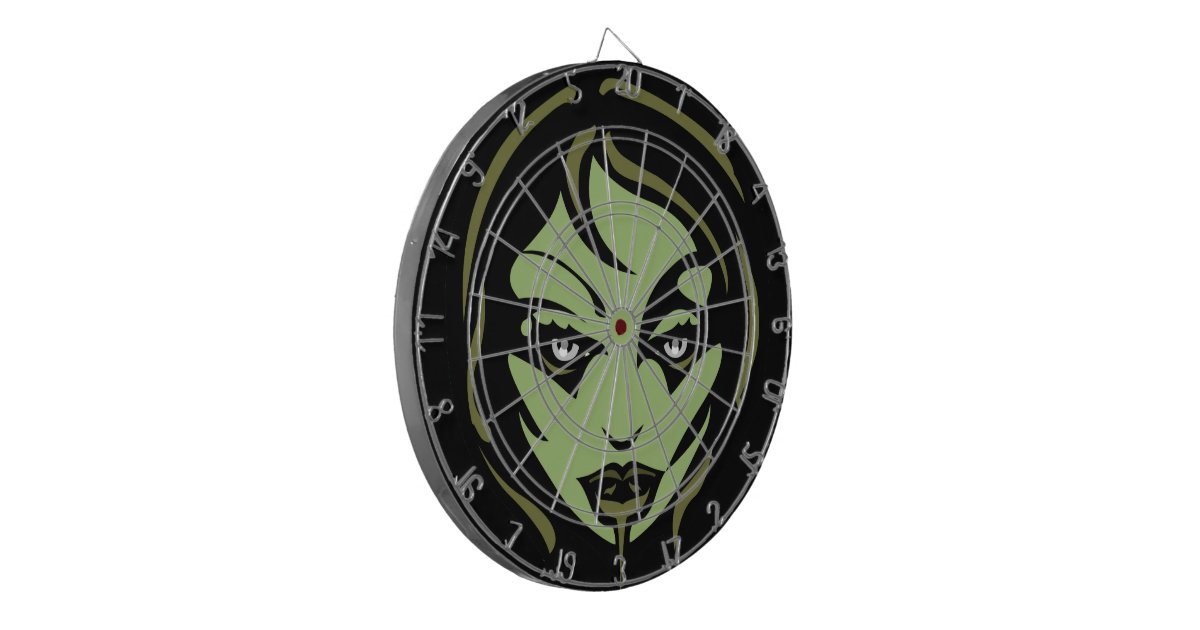 Zombie Girl Dartboard Cool Halloween Zombie Darts Zazzle