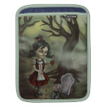 Zombie Girl Finds True Love in a Graveyard iPad Sleeves