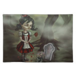 Zombie Girl Finds True Love in a Graveyard Placemats