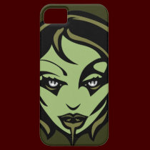 Zombie Girl iPhone Case Cool Zombie Art Gifts casemate cases