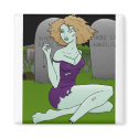 zombie girl magnet by hyperspaz zombie girl magnet