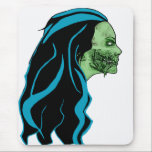 Zombie Girl Mousepad mousepads
