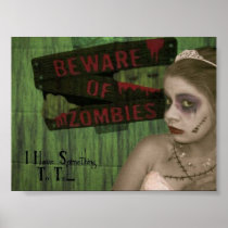 Zombie Girl Print
