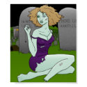 zombie girl print