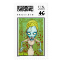 Zombie Girl Stamp