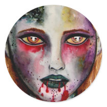 Zombie Girl Stickers