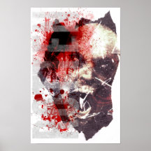 Zombie Glass Shattering Poster