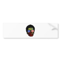 zombie glasses bumper stickers