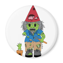 Zombie Gnome magnets