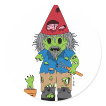 Zombie Gnome stickers