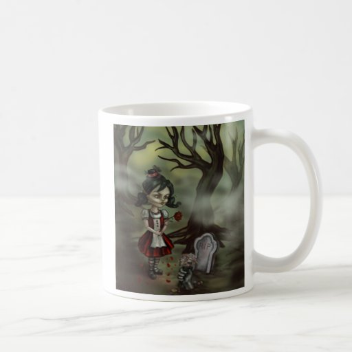 Zombie Graveyard Girl Mug