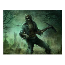 Zombie Graveyard, Postcard