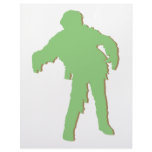 Zombie Green Silhouette Letterhead Template