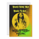 Zombie Halloween Party Invitation invitation