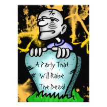 Zombie Halloween Party Invitation invitations