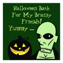 Zombie Halloween Party Invitation invitations
