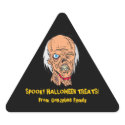 Zombie Halloween Treat Stickers