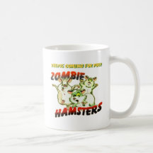 ZOMBIE HAMSTERS COFFEE MUGS