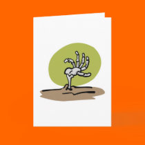 zombie hand reaching from grave cards