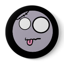 Zombie head Button buttons