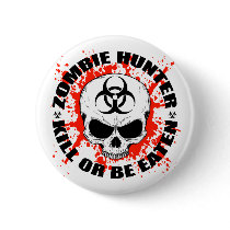 Zombie Hunter 3 Pinback Buttons