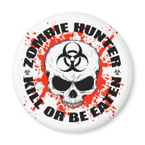 Zombie Hunter 3 Fridge Magnets