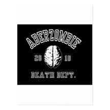 Zombie Hunter Academy T-Shirt Post Card