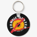 Zombie Hunter Badge Keychain by digitalfire Zombie Hunter Badge Keychain