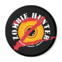Zombie Hunter Badge Magnet by digitalfire Zombie Hunter Badge Magnet