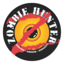Zombie Hunter Badge Sticker by digitalfire Zombie Hunter Badge Sticker