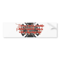 Zombie Hunter bumper stickers by 2DogStudio Zombie Hunter bumper stickers