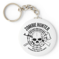 Zombie Hunter Keychain
