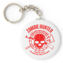 Zombie Hunter Keychain