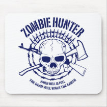 Zombie Hunter Mousepad by strk3 Zombie Hunter Mousepad