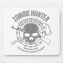 Zombie Hunter Mousepad