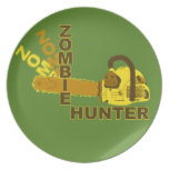 Zombie Hunter Plate (green background)