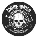 Zombie Hunter Sticker by strk3 Zombie Hunter Sticker