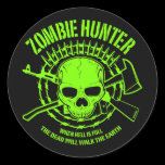 Zombie Hunter Sticker